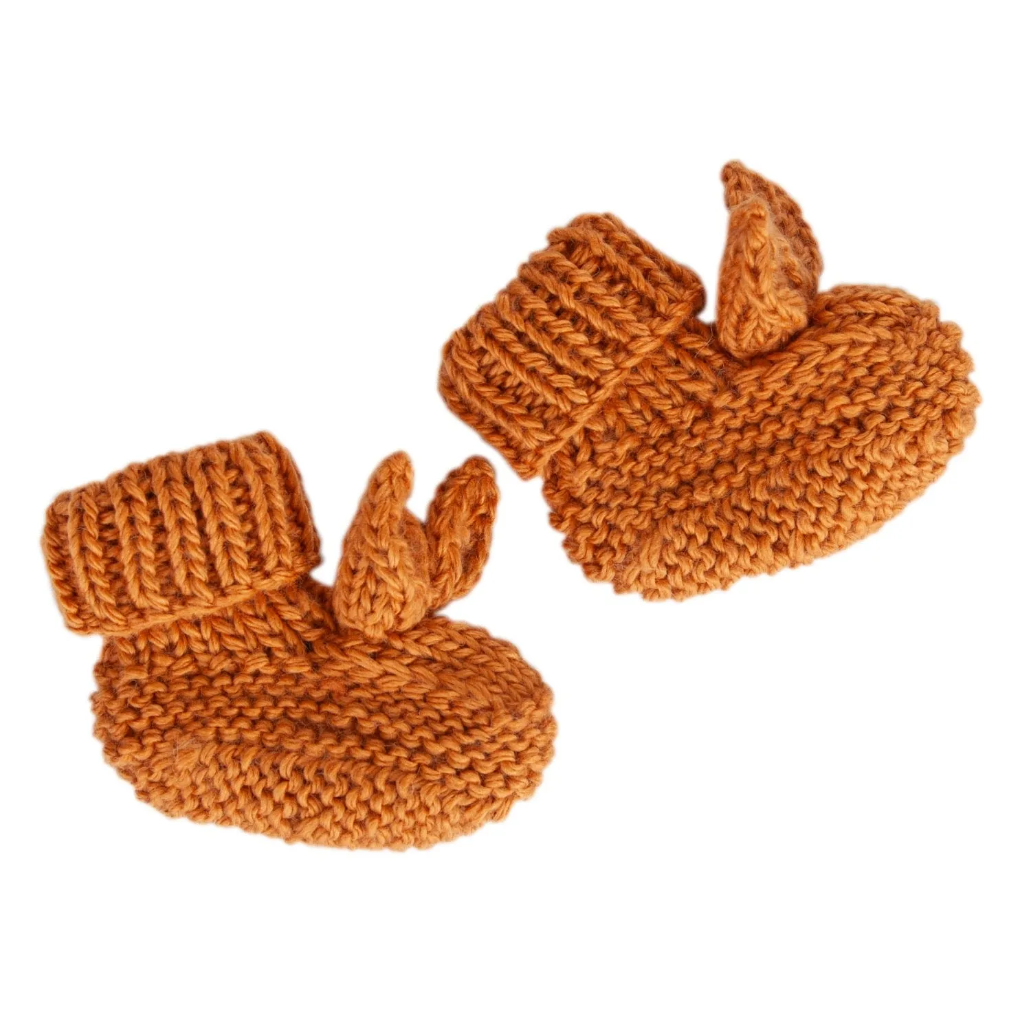 Acorn Kids Cottontail Booties Caramel