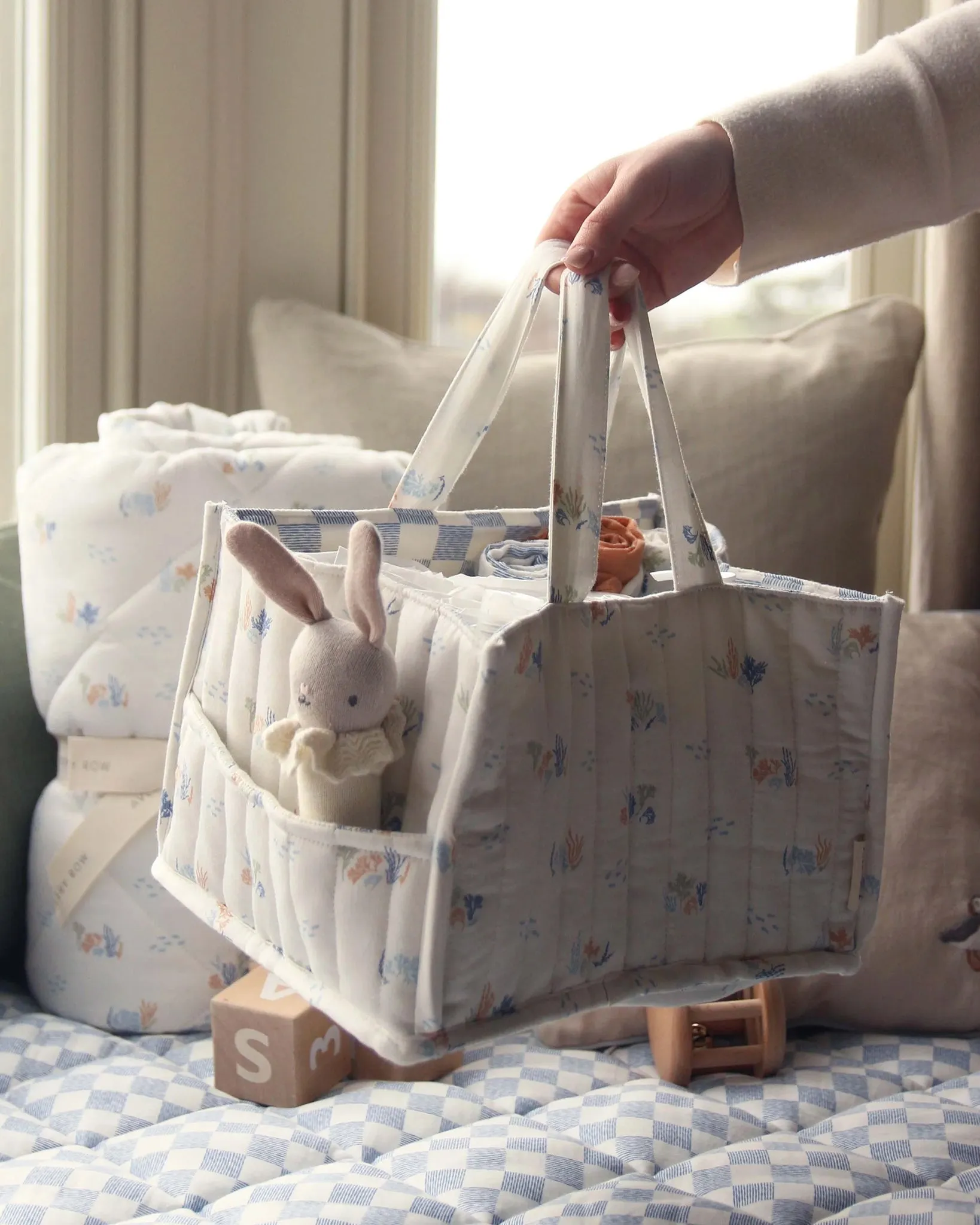 Avery Row Nappy Caddy - Coastlines