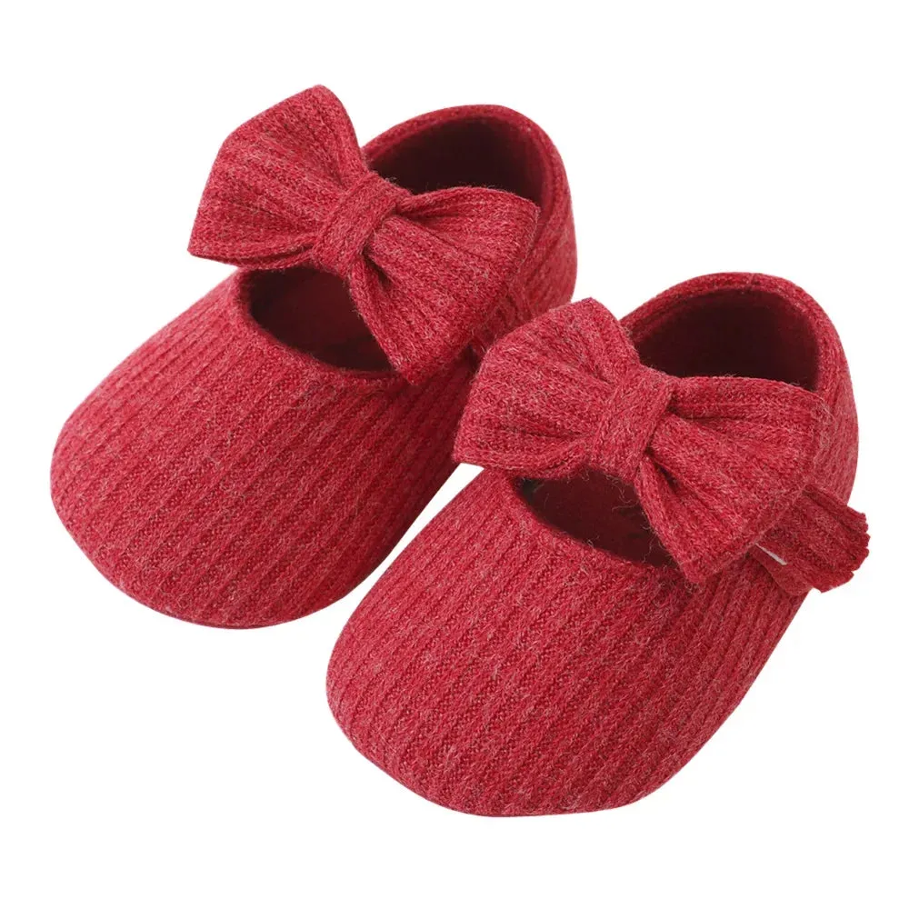 Baby Girl Booties with Bow