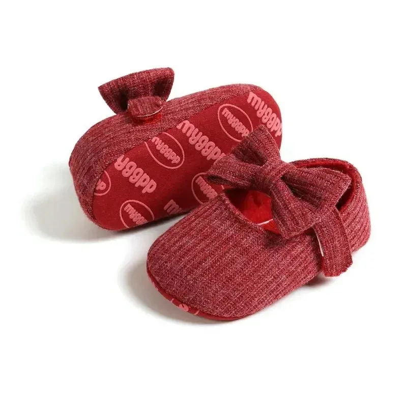 Baby Girl Booties with Bow