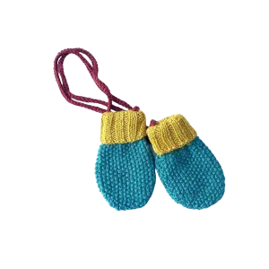 Baby String Mittens - Jade