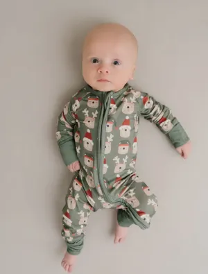 Bamboo Sleeper - Green Christmas Bears