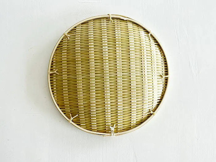 Bamboo Zaru Flat Strainer by Chikuen