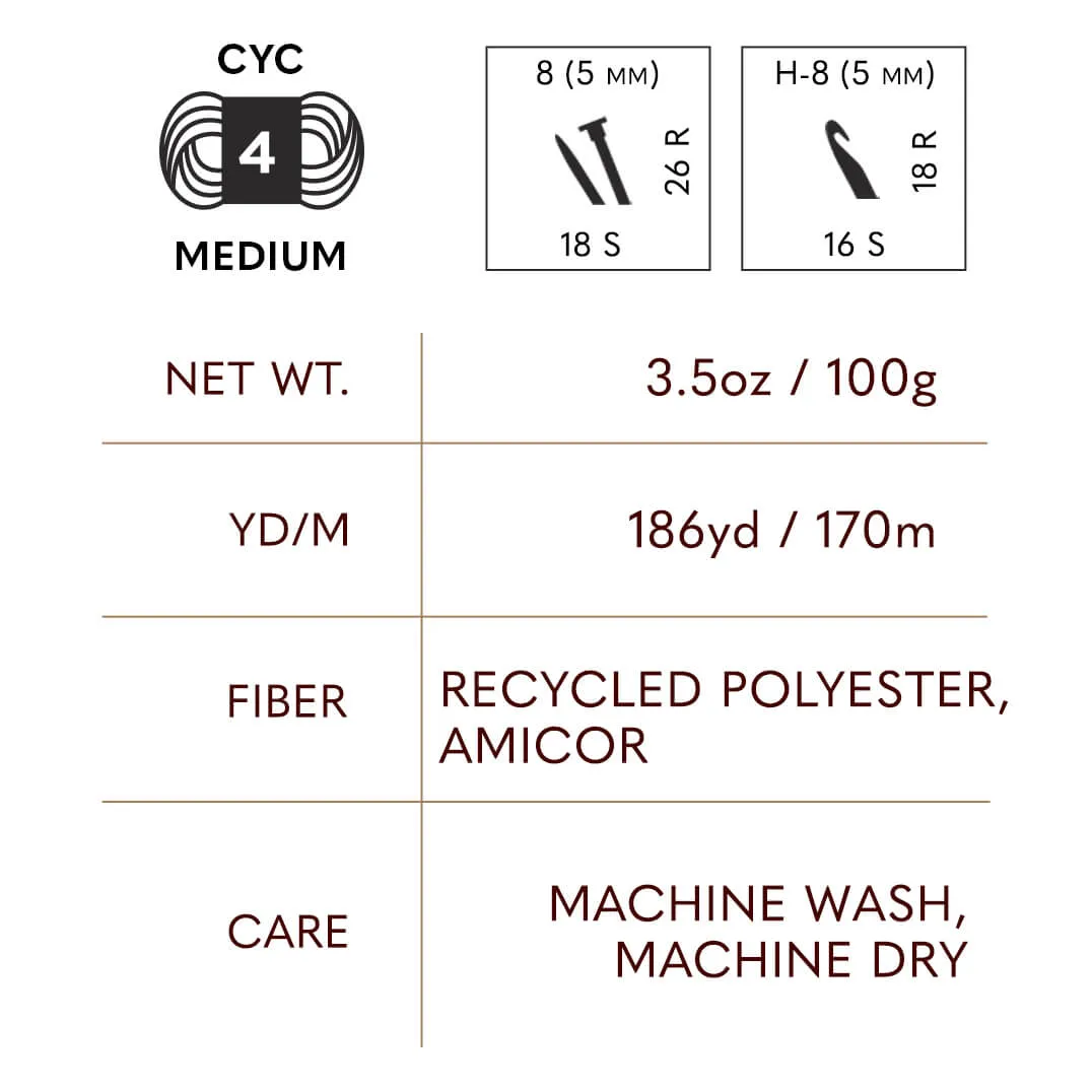 Basic Stitch Anti-Microbial Yarn