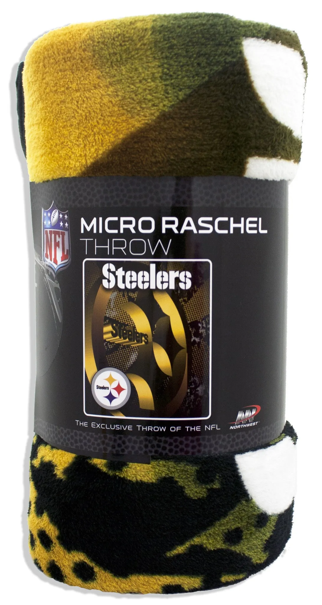 BCST1 Blanket - Rolled Micro Raschel - Pittsburgh Steelers