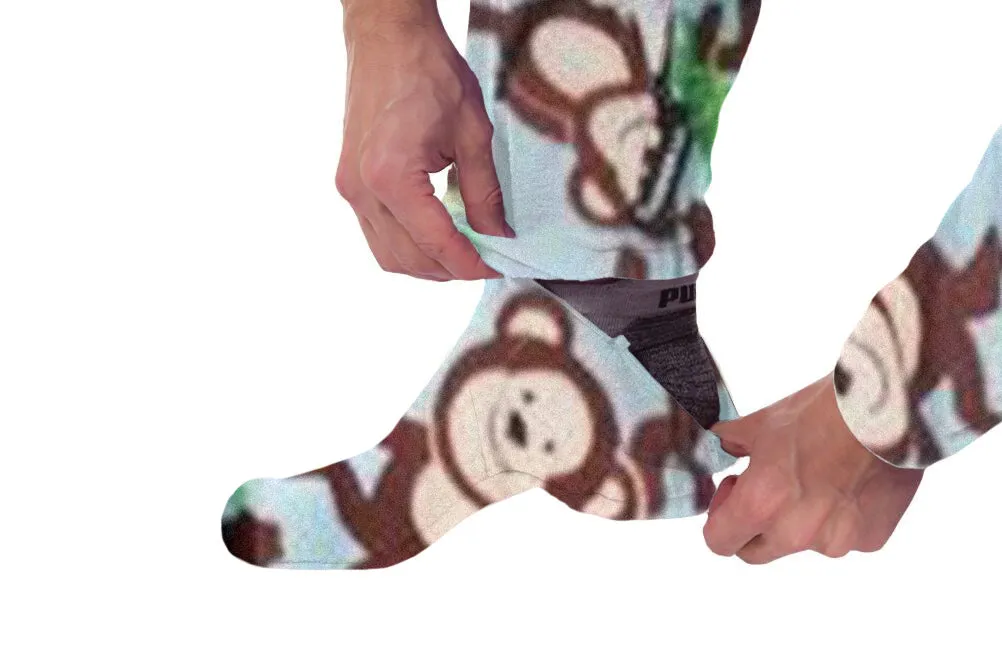 Big Chimpin' Onesie - Detachable Feet