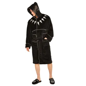 Black Panther Bathrobe with Hood