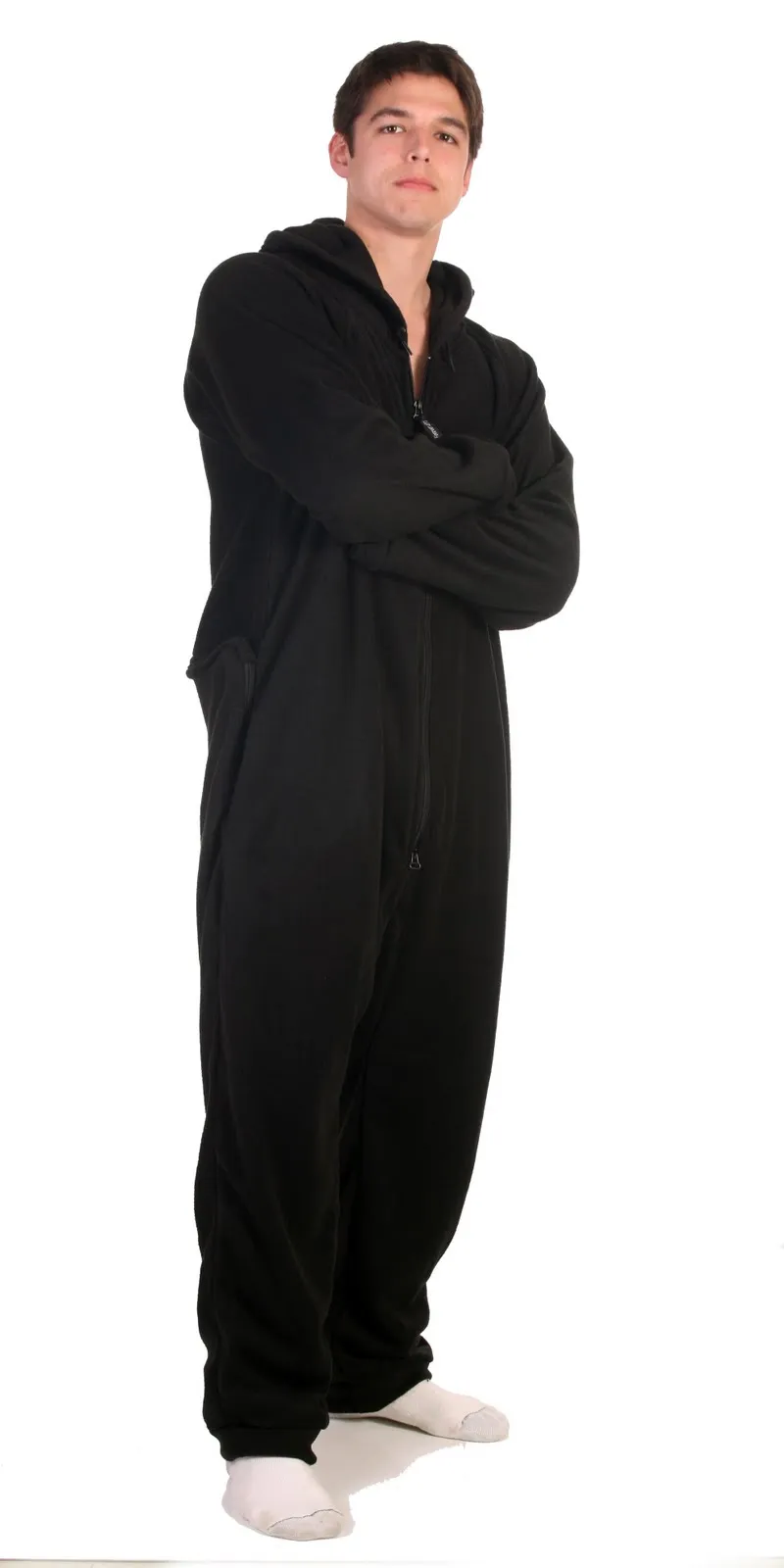 Black to Sleep Onesie - Detachable Feet