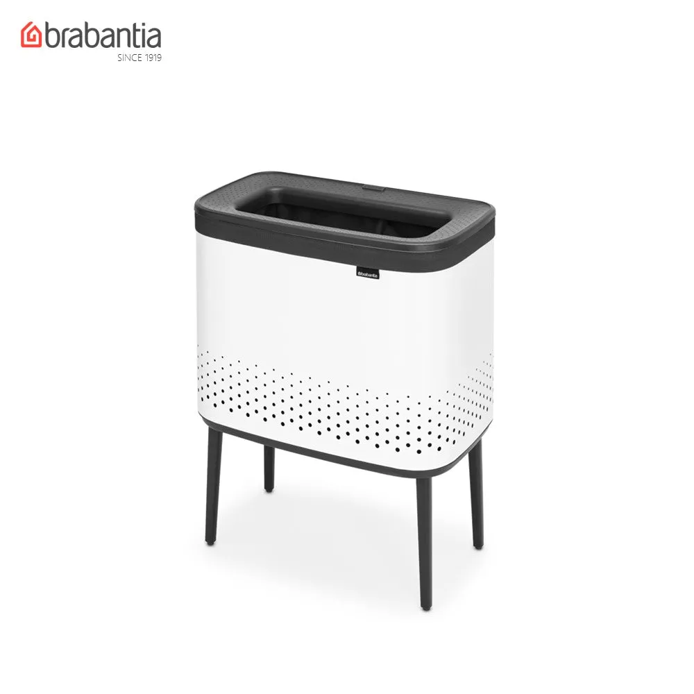 Brabantia Bo Laundry Bin, 60 L, Plastic Lid