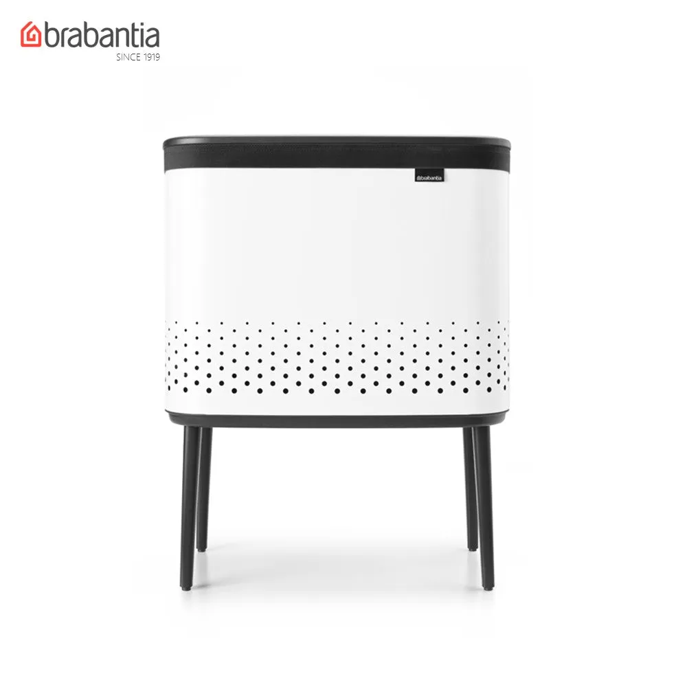 Brabantia Bo Laundry Bin, 60 L, Plastic Lid