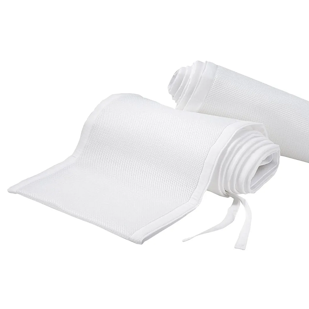 Breathable Baby Mesh Liner - 4 Sided (White)