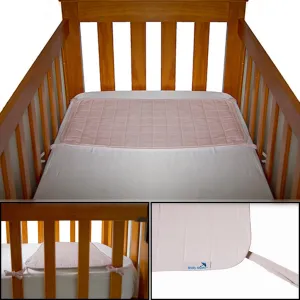 Brolly Sheets Waterproof Cot Pad with Ties