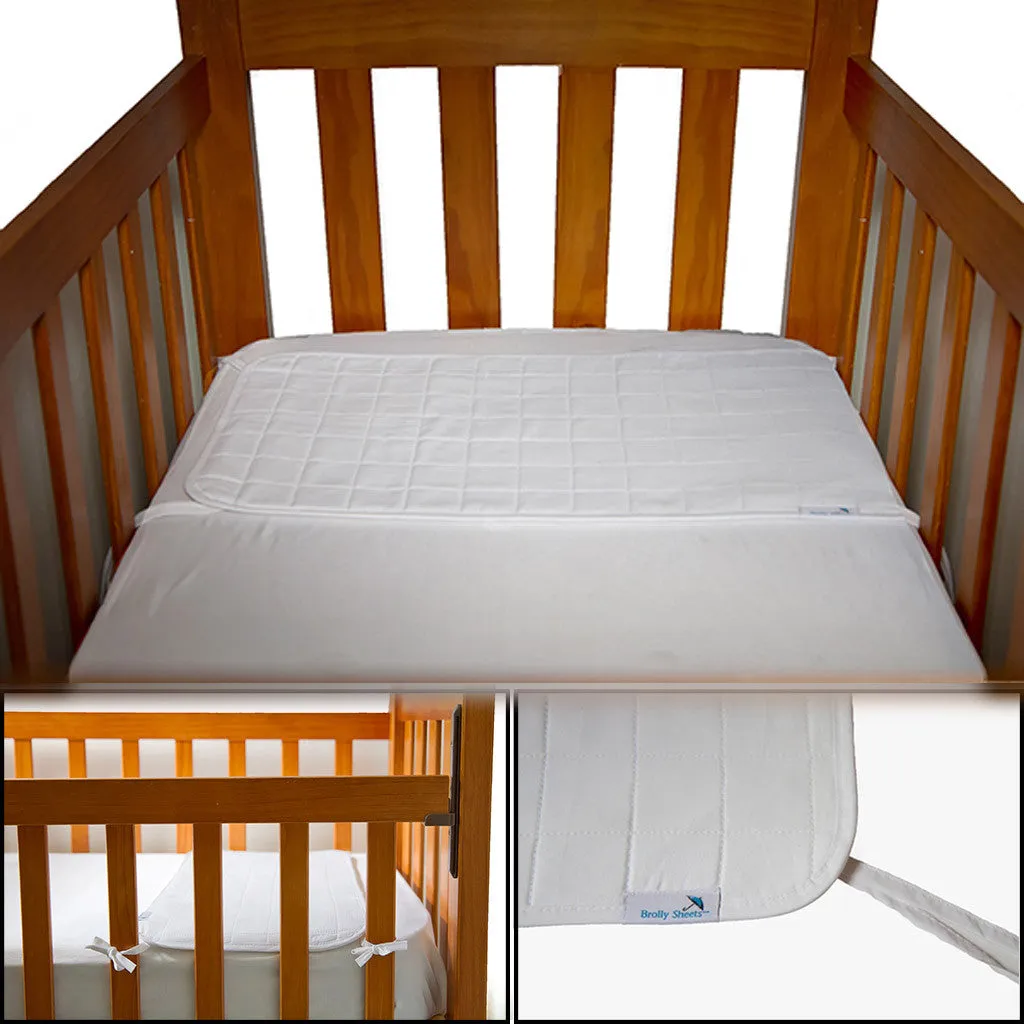 Brolly Sheets Waterproof Cot Pad with Ties