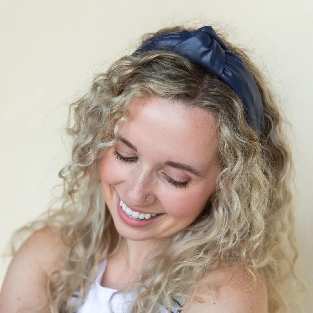 Brooklyn Headband - Navy