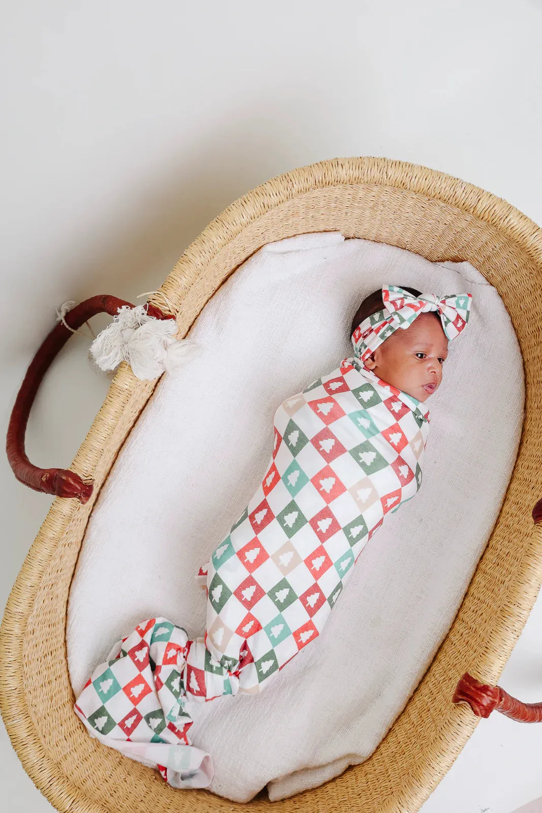 Copper Pearl Knit Swaddle Blanket | Fraser