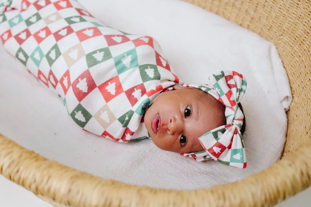 Copper Pearl Knit Swaddle Blanket | Fraser