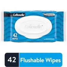 COTTONELLE FLUSHABLE WIPES TRAVEL 14CT - CWT14CT