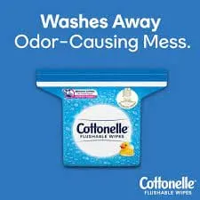 COTTONELLE FLUSHABLE WIPES TRAVEL 14CT - CWT14CT