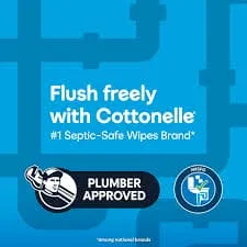 COTTONELLE FLUSHABLE WIPES TRAVEL 14CT - CWT14CT