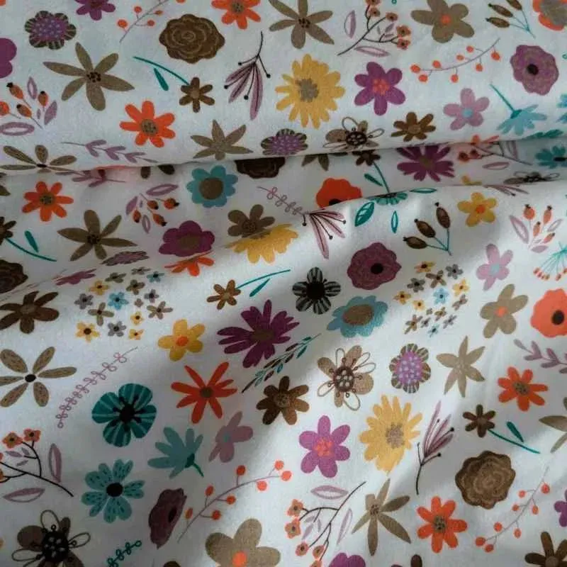 Cozy Cotton Flannel Cozy Outdoor, Colorful Floral FLANNEL