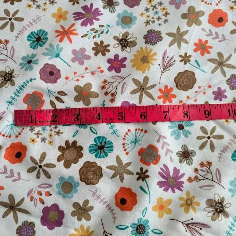 Cozy Cotton Flannel Cozy Outdoor, Colorful Floral FLANNEL