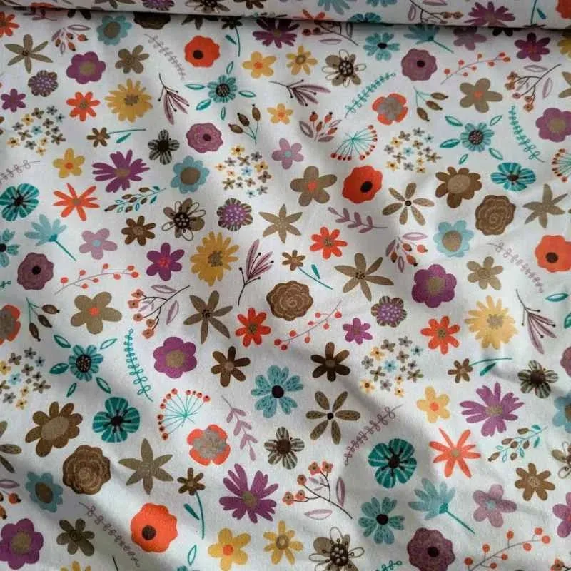 Cozy Cotton Flannel Cozy Outdoor, Colorful Floral FLANNEL