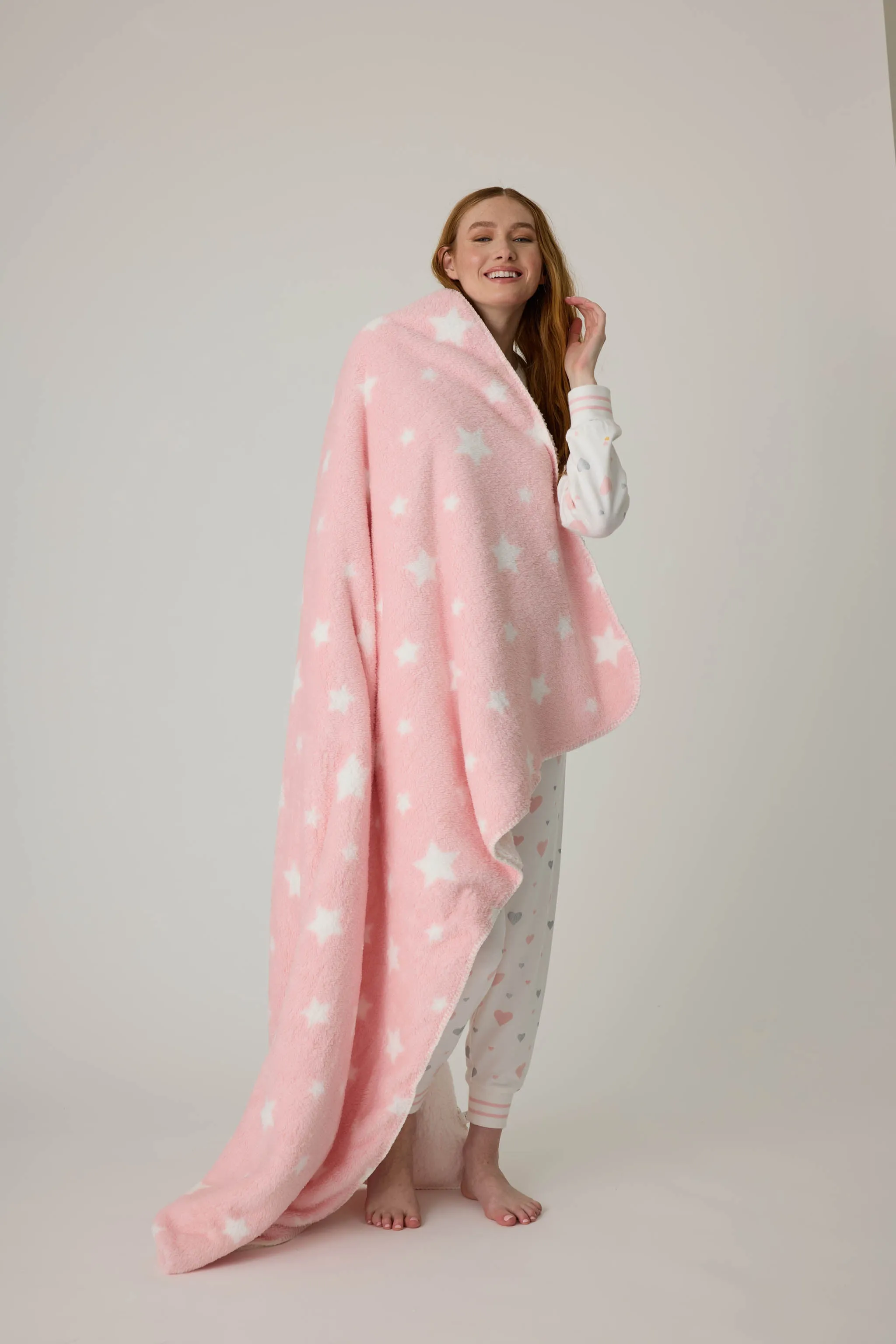 Cozy Ultra-Soft Star Print  Blanket