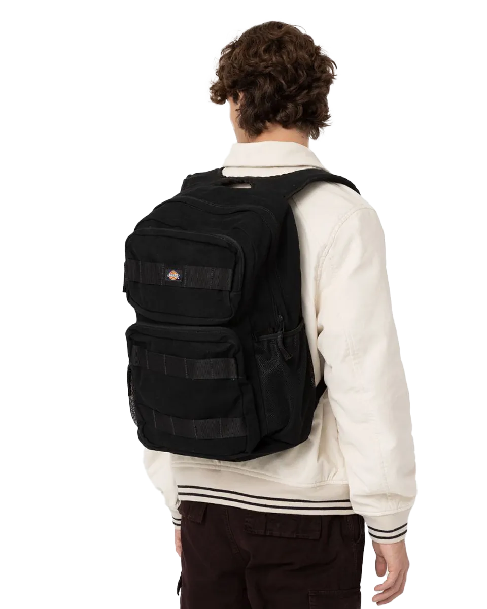 Duck Canvas Utility Backpack in Black