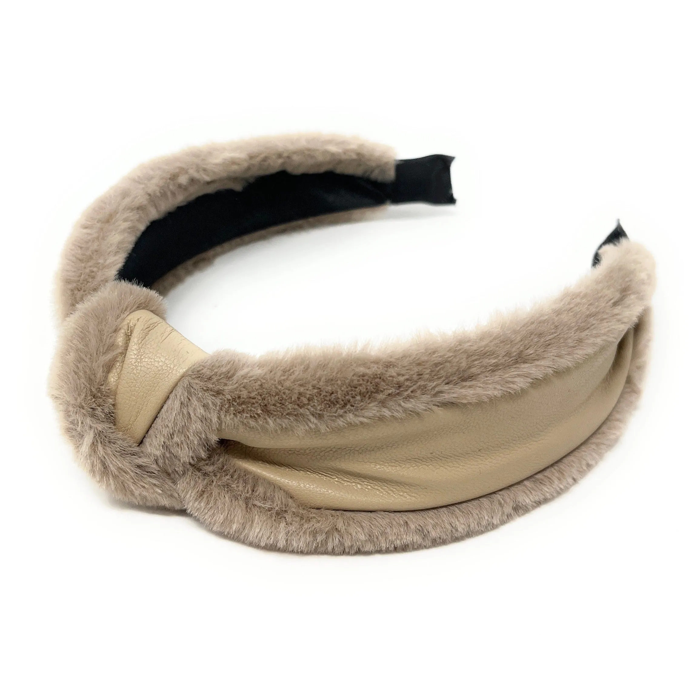 Elia Faux Fur Knot Headband