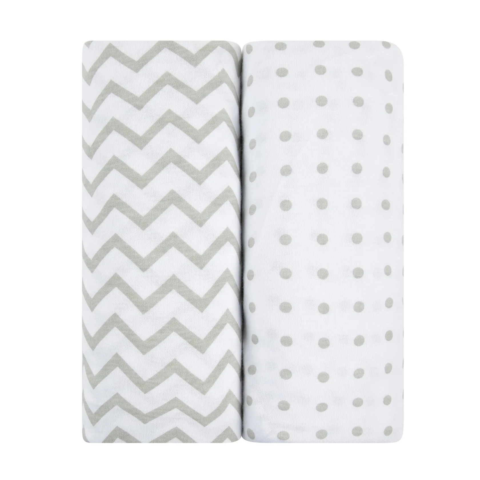 Ely's & Co Jersey Cotton Changing Pad Covers/Cradle Sheet Set