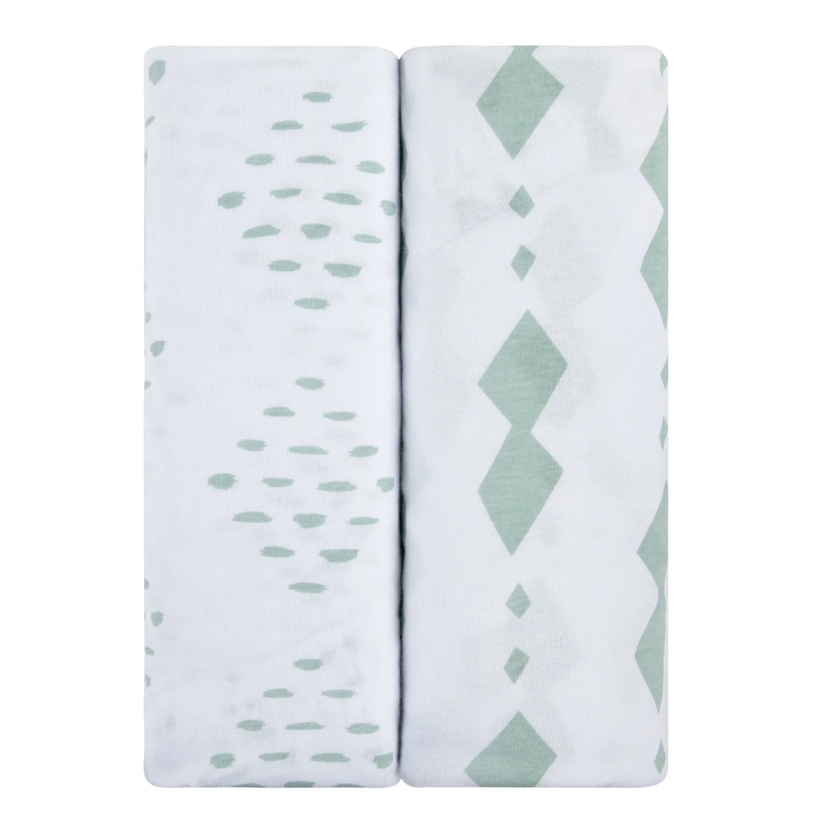 Ely's & Co Jersey Cotton Changing Pad Covers/Cradle Sheet Set