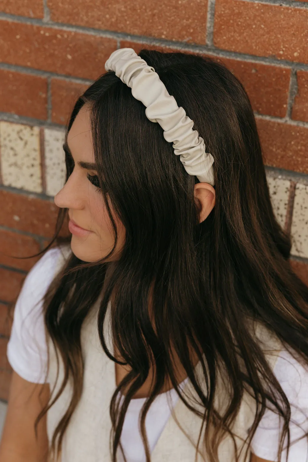 Faux Leather Headband