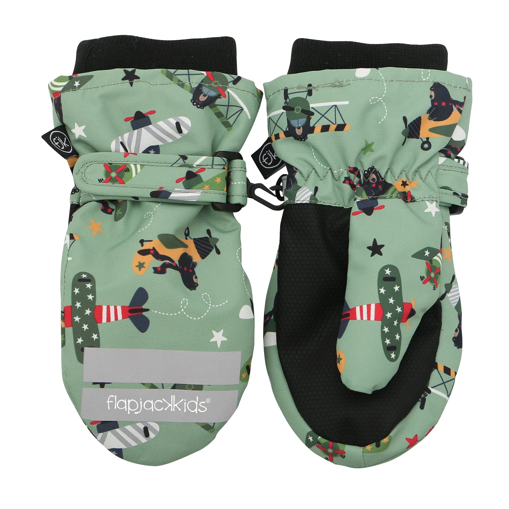 Flapjacks Water Repellent Ski Mittens