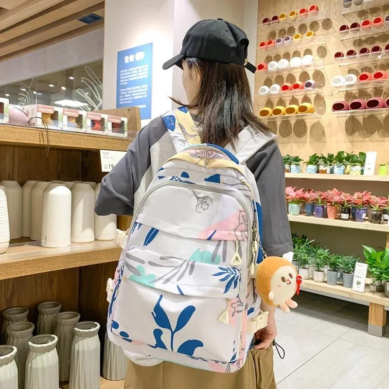 GC252: Comfortable, Stylish, Floral, Cool Backpack - Girly Fashion