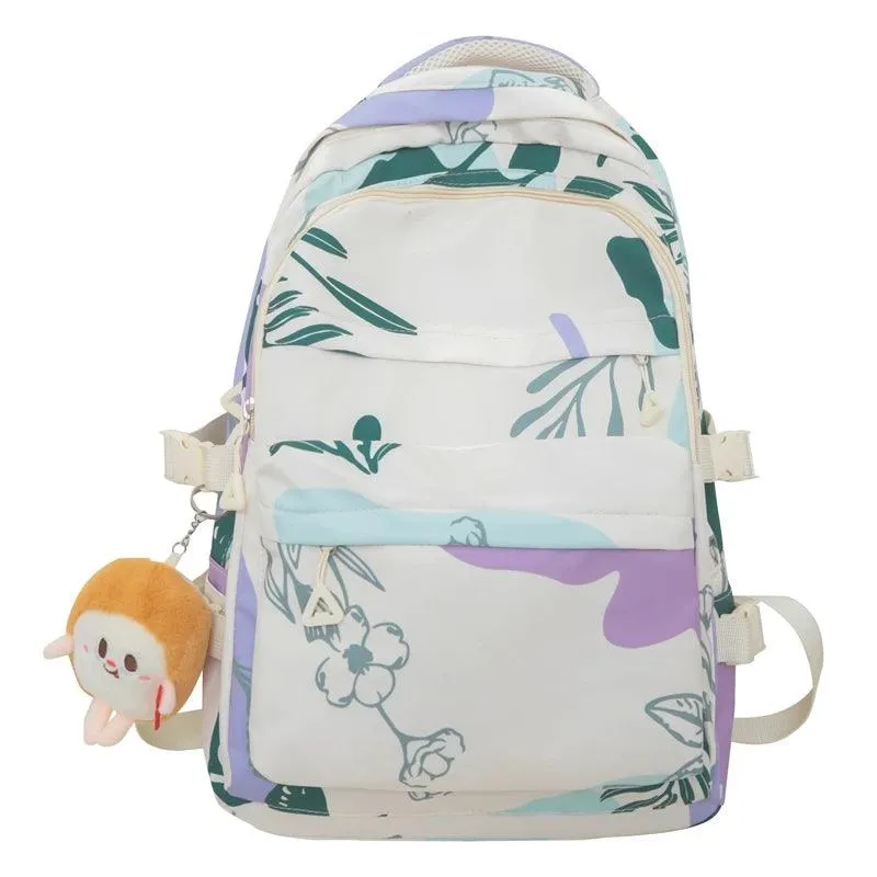 GC252: Comfortable, Stylish, Floral, Cool Backpack - Girly Fashion