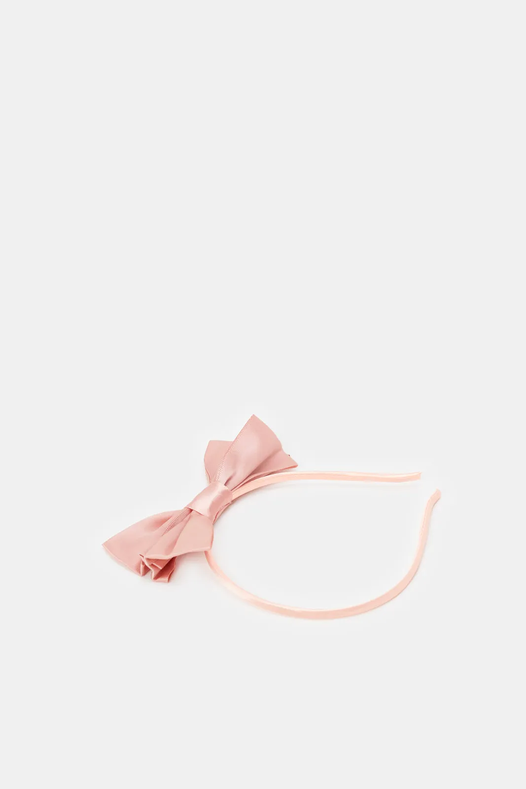 Girls Pink Bow Headbands Set (Pack of 3)