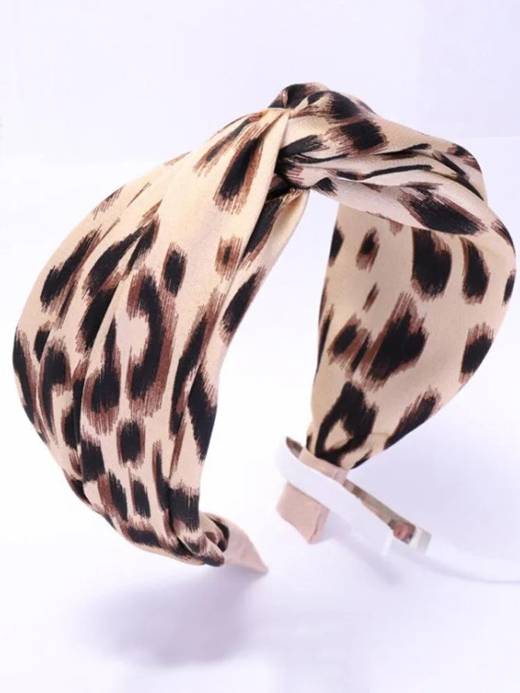 Girls Printed Twist Top Headband