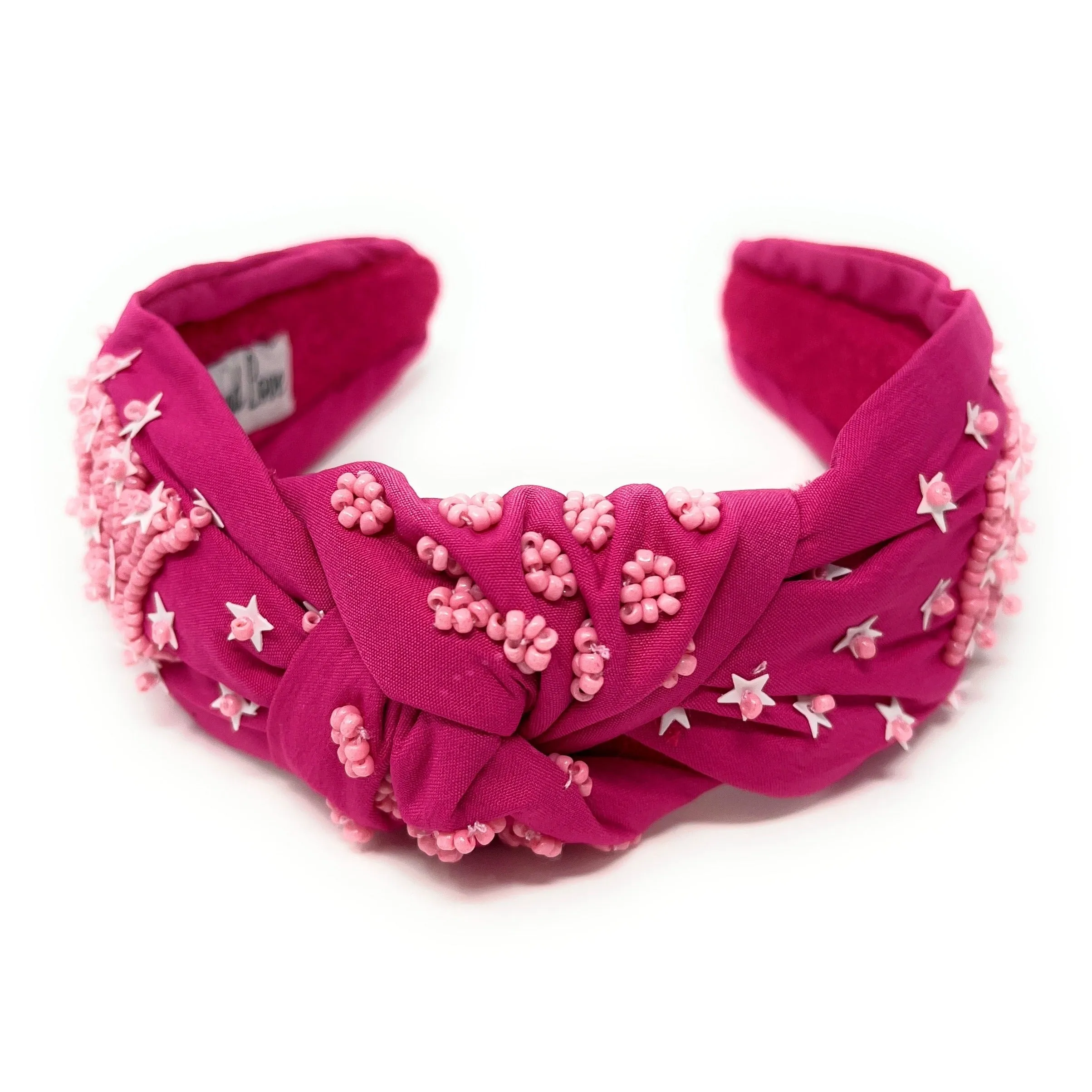 Hand Beaded Howdy Knot Headband