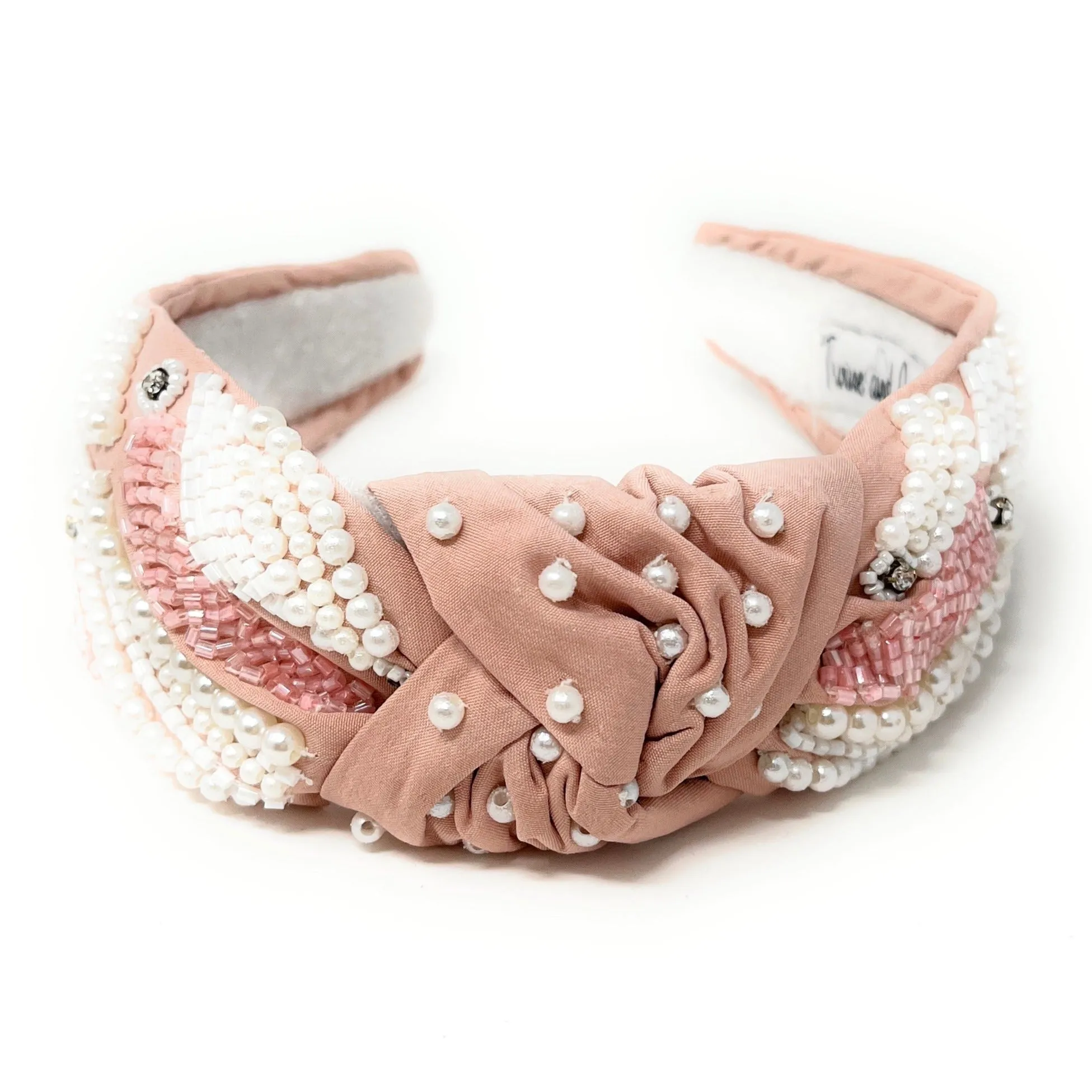 Hand Beaded Mia Knot Headband