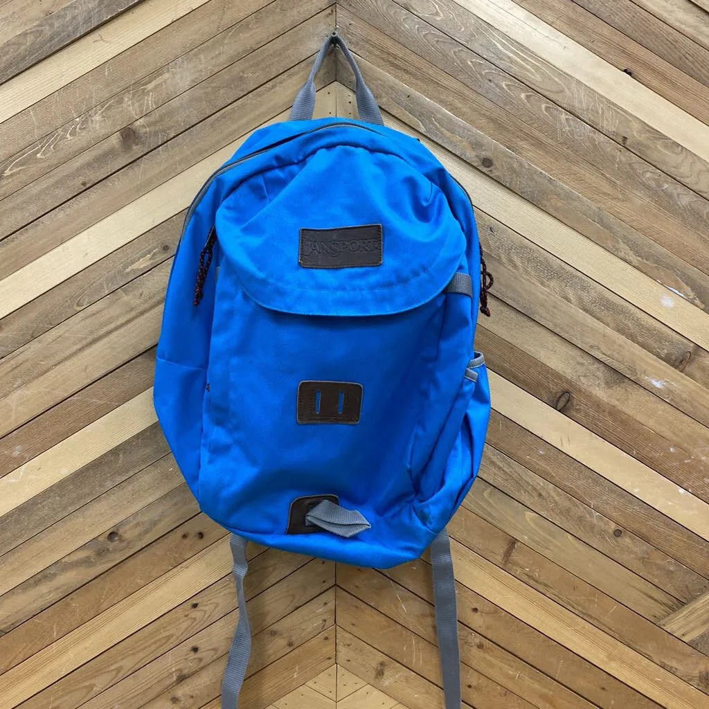 Jansport Blue Backpack: Blue-unisex-