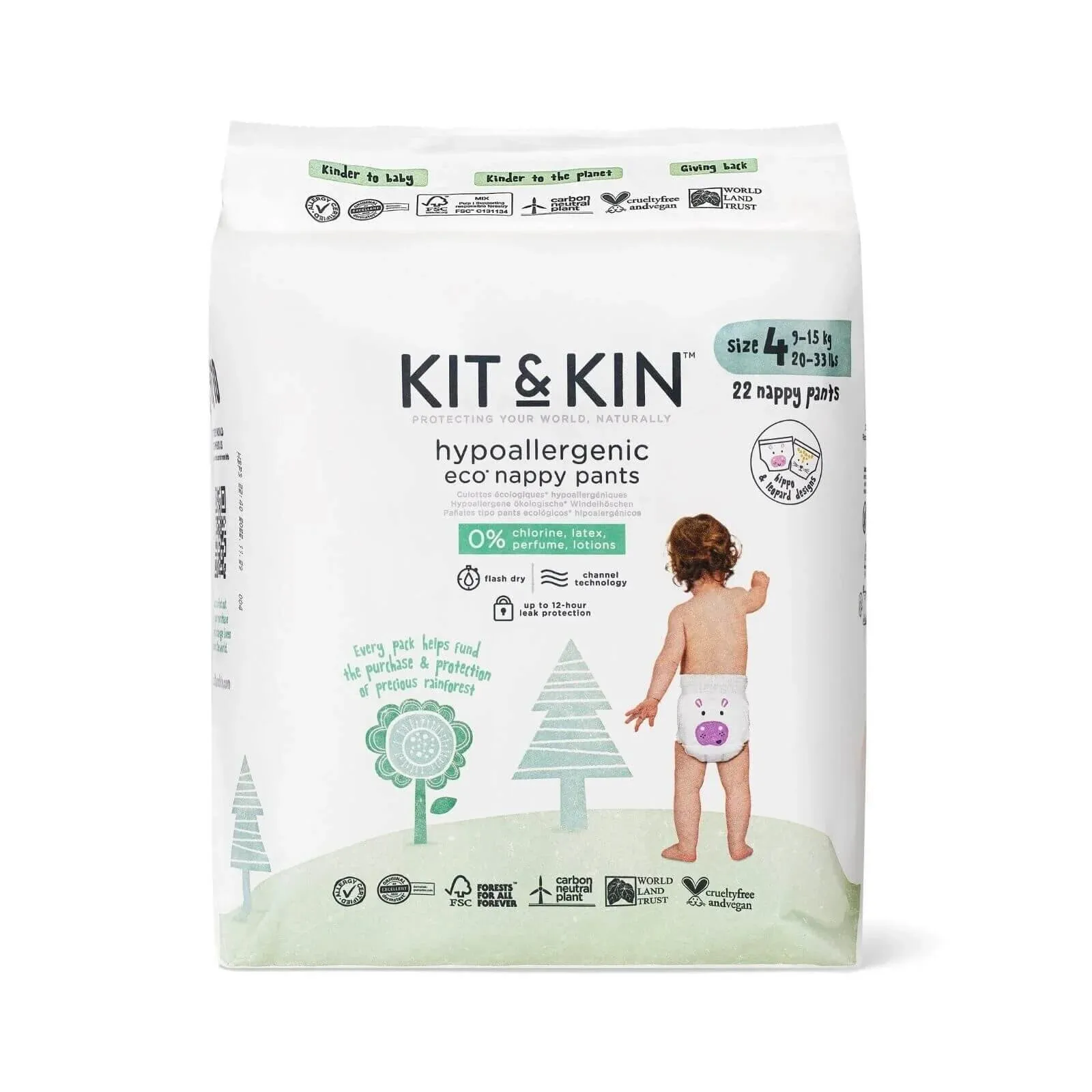 Kit & Kin Pull Ups Size 4 Maxi - 22 pcs