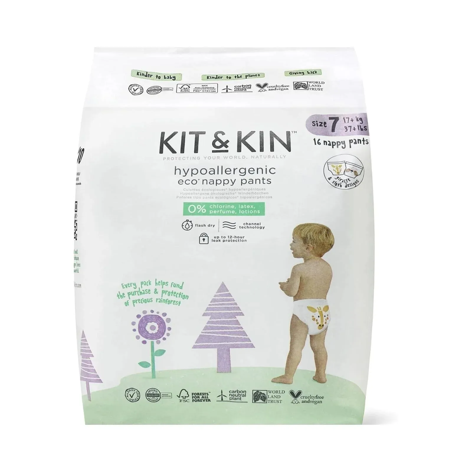 Kit & Kin Pull Ups Size 7 16 pcs