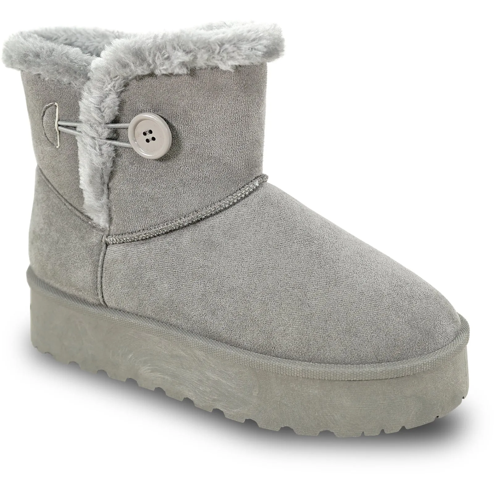 KOZI Women Boot Maggie-1 Ankle Snow Boot Grey