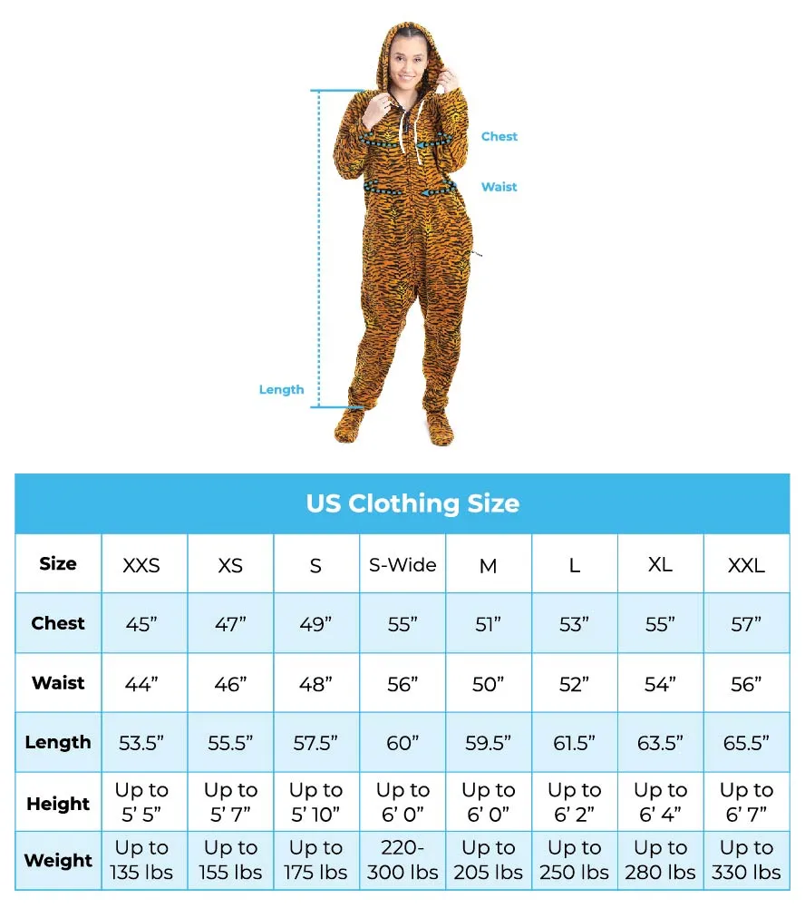 Lay Down Brown Onesie - Detachable Feet