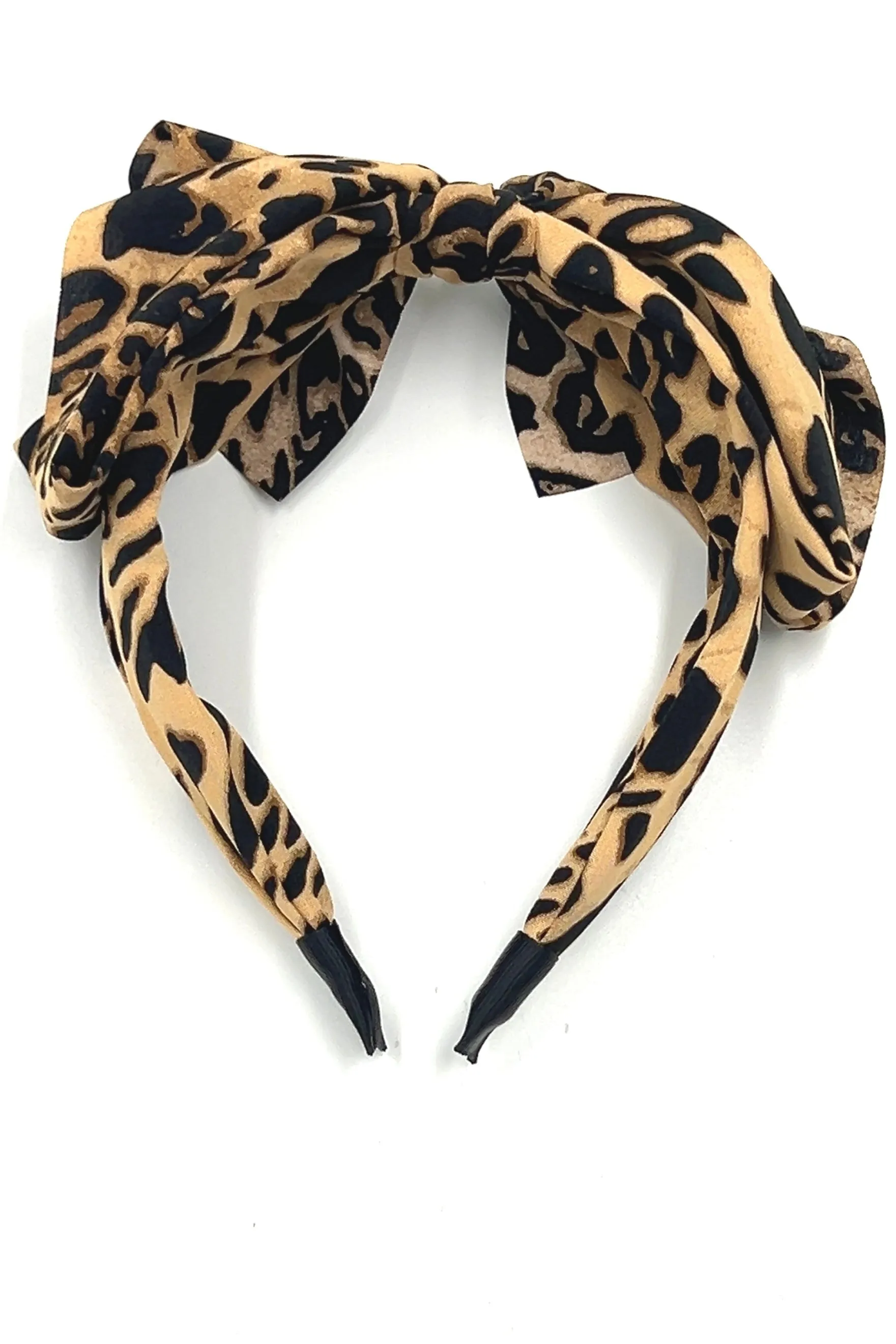 Leopard Bow Headband