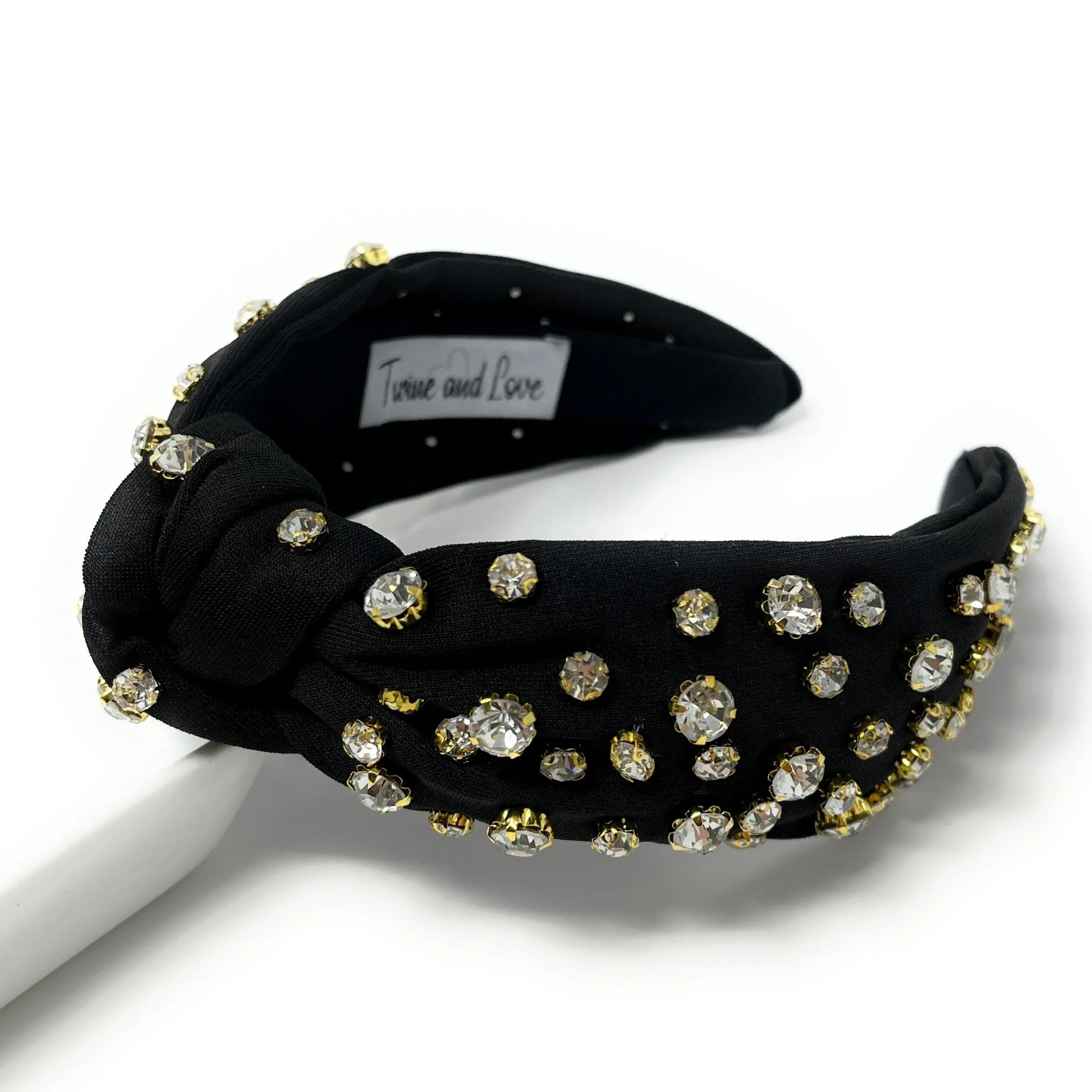 Marie Jeweled Knotted Headband (more colors)