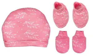 Mittens, Booties And Cap Set- Fairyland