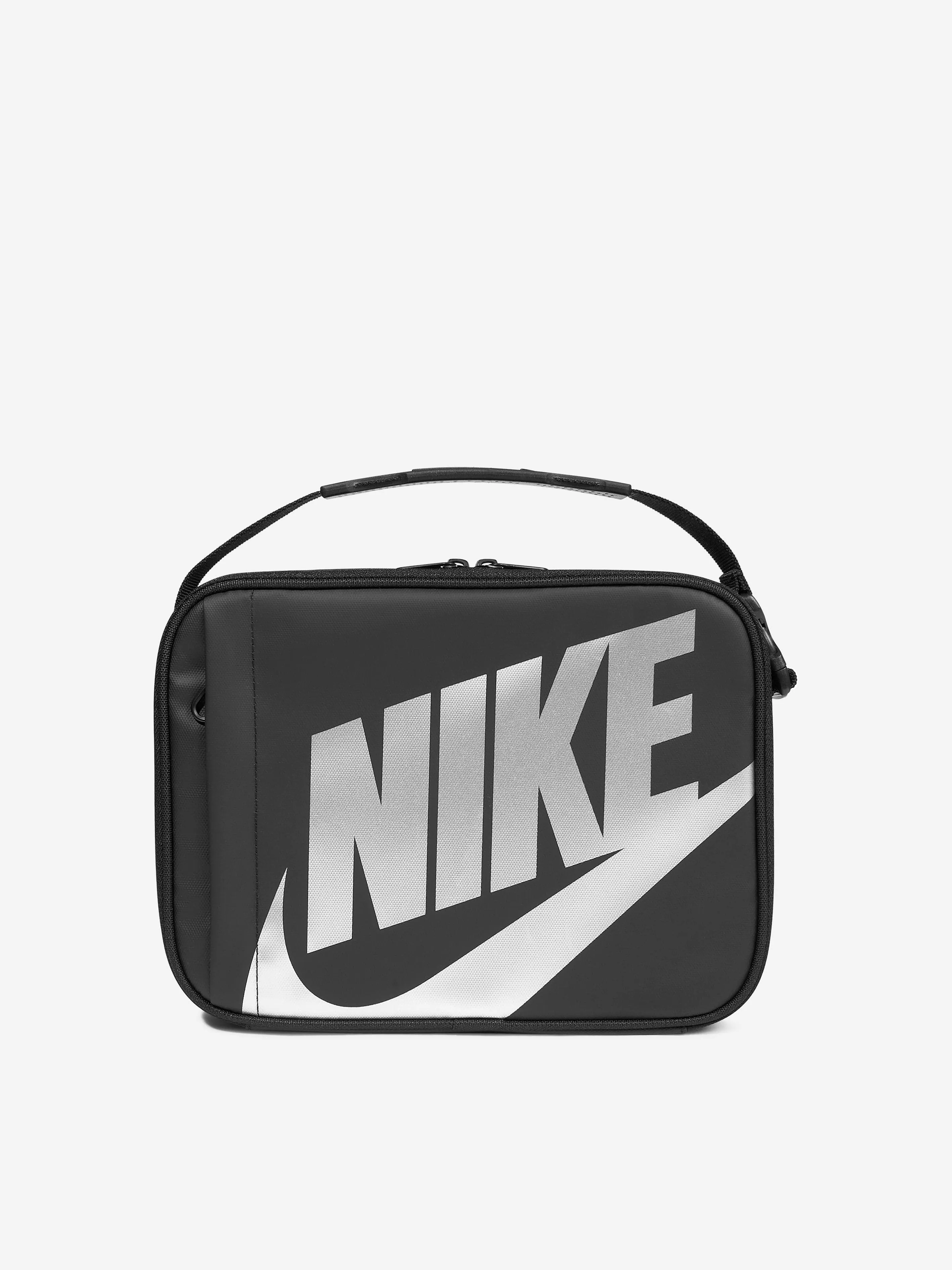 Nike Kids Futura Coated Fuel Pack Lunch Bag in Black (26cm)