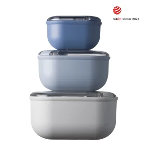 Omada Pull Box square container set (0.425L   1L   2L)