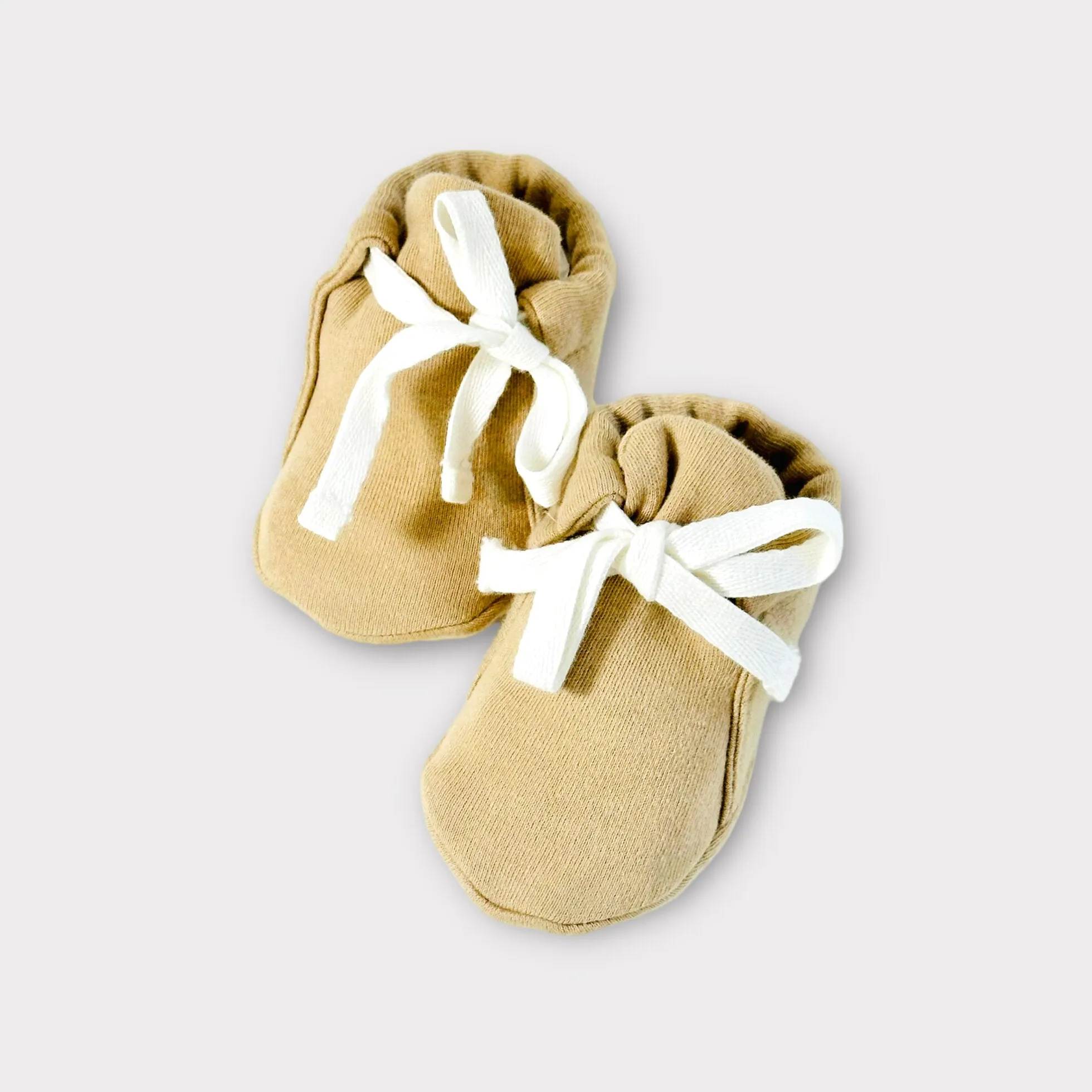 Organic Cotton Solid Baby Booties - 3 Colors